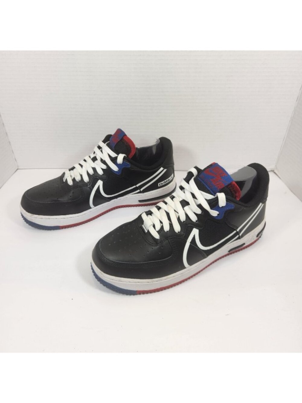 Nike Air Force 1 Low React D/MS/X USA Black Shoes Sneakers Mens US 8 UK 7 EURO41 - Picture 6 of 11